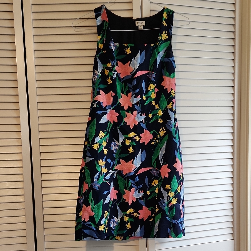 J. Crew Pink Sleeveless Scoop Neck Sundress